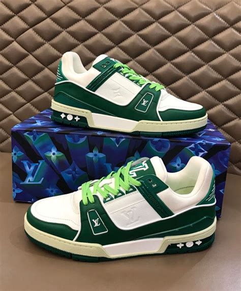 Louis Vuitton LV Trainer Green Men's 